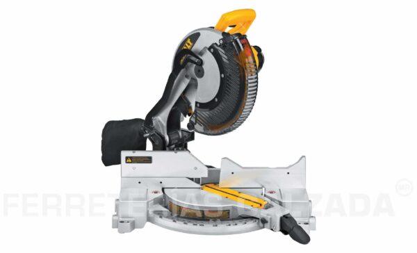Sierra Ingleteadora Compuesta De Bisel Simple 12" (305MM) 4000RPM 1375W Dewalt DW715