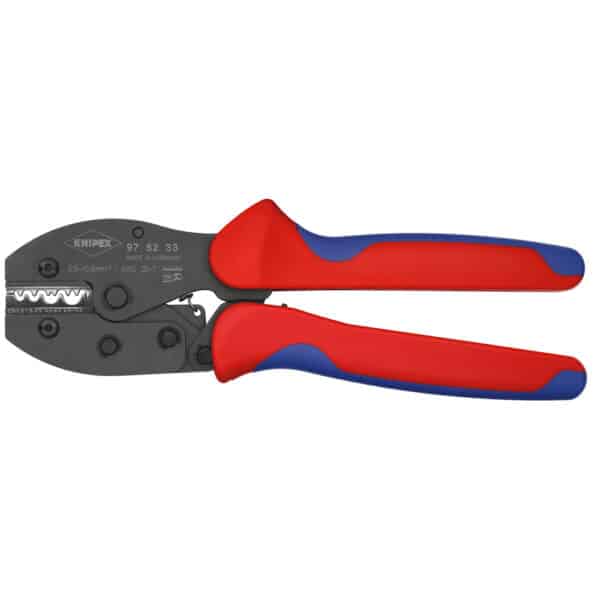 Alicate Para Crimpar Terminales Con Fundas Multicomponentes Bruñido 220 Mm Preciforce® KNIPEX 97 52 33