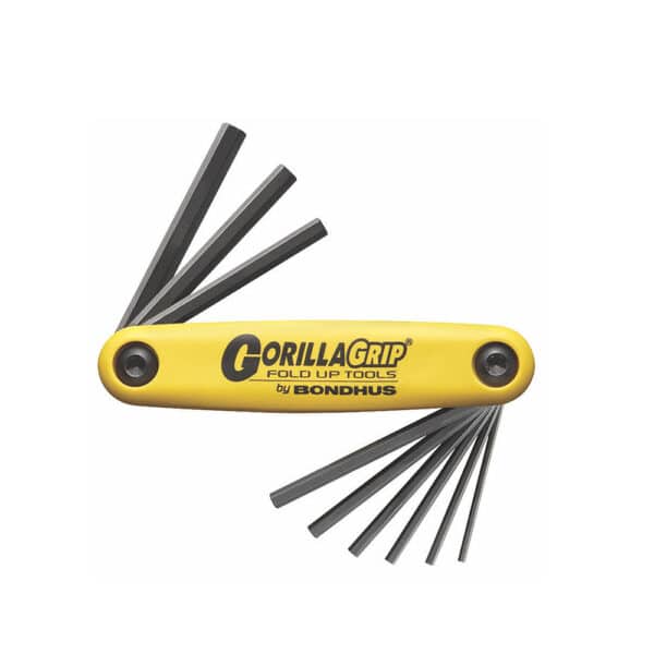 Llave Hexagonal Punta de Bola 9 Piezas 5/64-1/4" 12589 Bondhus